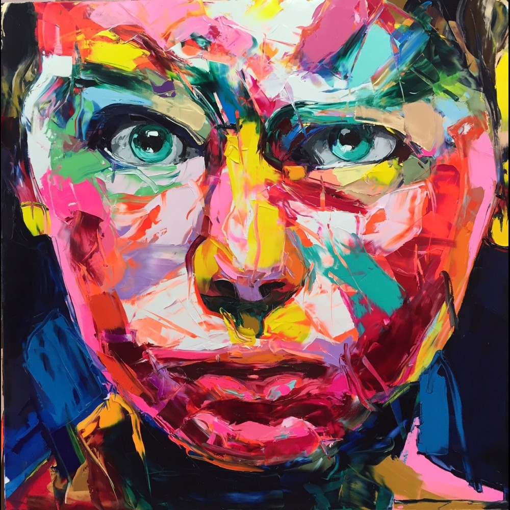 Francoise Nielly Portrait Palette Painting Expression Face109
